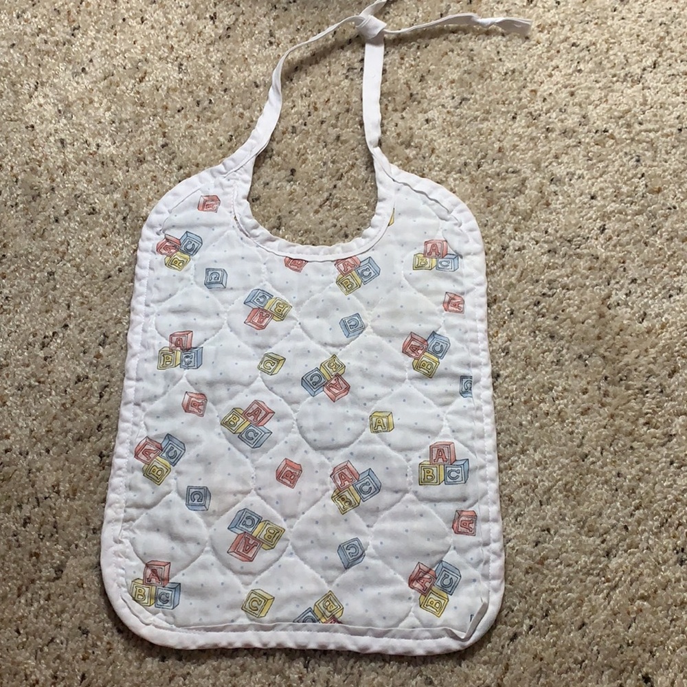 Handmade Reversible Baby Bib- OS - Picture 3 of 4